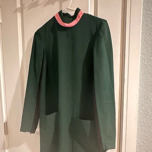 green emerald velvet dress Burberry Girls Chloe Trench Dress in Green